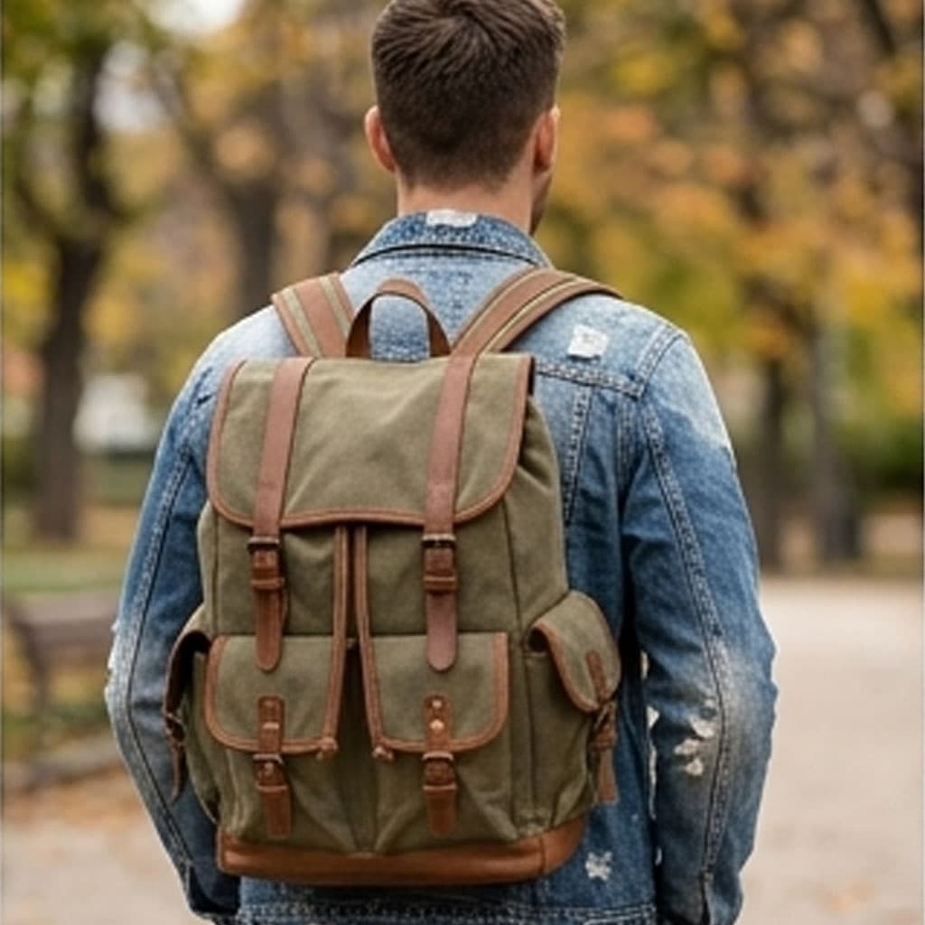 Tas Ransel Sekolah Kuliah Kerja  Waterproof 